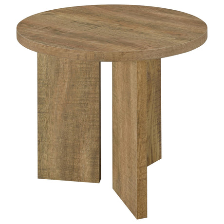 Aragon 2-Piece Round Coffee and End Table Set Mango view 5