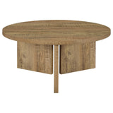 Aragon 2-Piece Round Coffee and End Table Set Mango view 12
