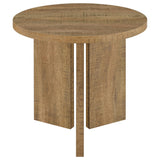 Aragon 3-Piece Round Coffee and End Table Set Mango view 7