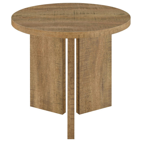 Aragon 3-Piece Round Coffee and End Table Set Mango view 7