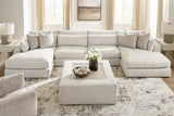 Ashbourne Estate Snowstone 4-Piece Double Chaise Sectional from Ella Furniture