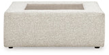 Ashbourne Estate Snowstone Chenille Oversized Accent Ottoman view 3
