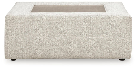 Ashbourne Estate Snowstone Chenille Oversized Accent Ottoman view 3