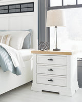 Ashbryn White/Natural Panel Storage Bedroom Set view 25