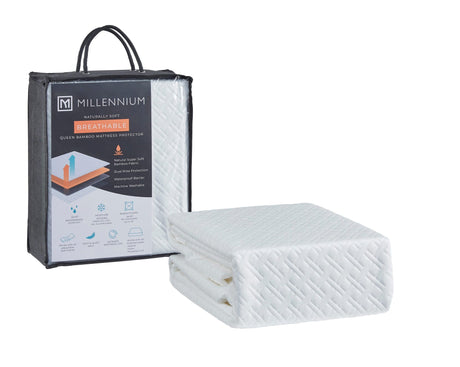 Basic Protector White Queen Mattress Protector (Set of 4) from Ella Furniture