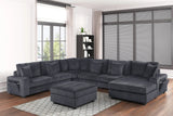 Bazooka Charcoal 7-Piece Sectional from Ella Furniture