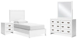 Binterglen White Panel Bedroom Set view 2