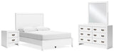Binterglen White Panel Bedroom Set view 3