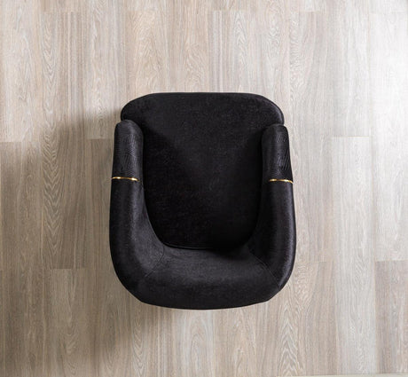 Ella Black Velvet Sofa & Loveseat - Ella Furniture
