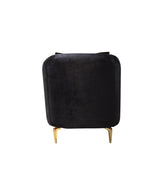 Ella Black Velvet Sofa & Loveseat - Ella Furniture