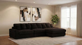 Blaine Upholstered Armless Chair Chocolate view 11