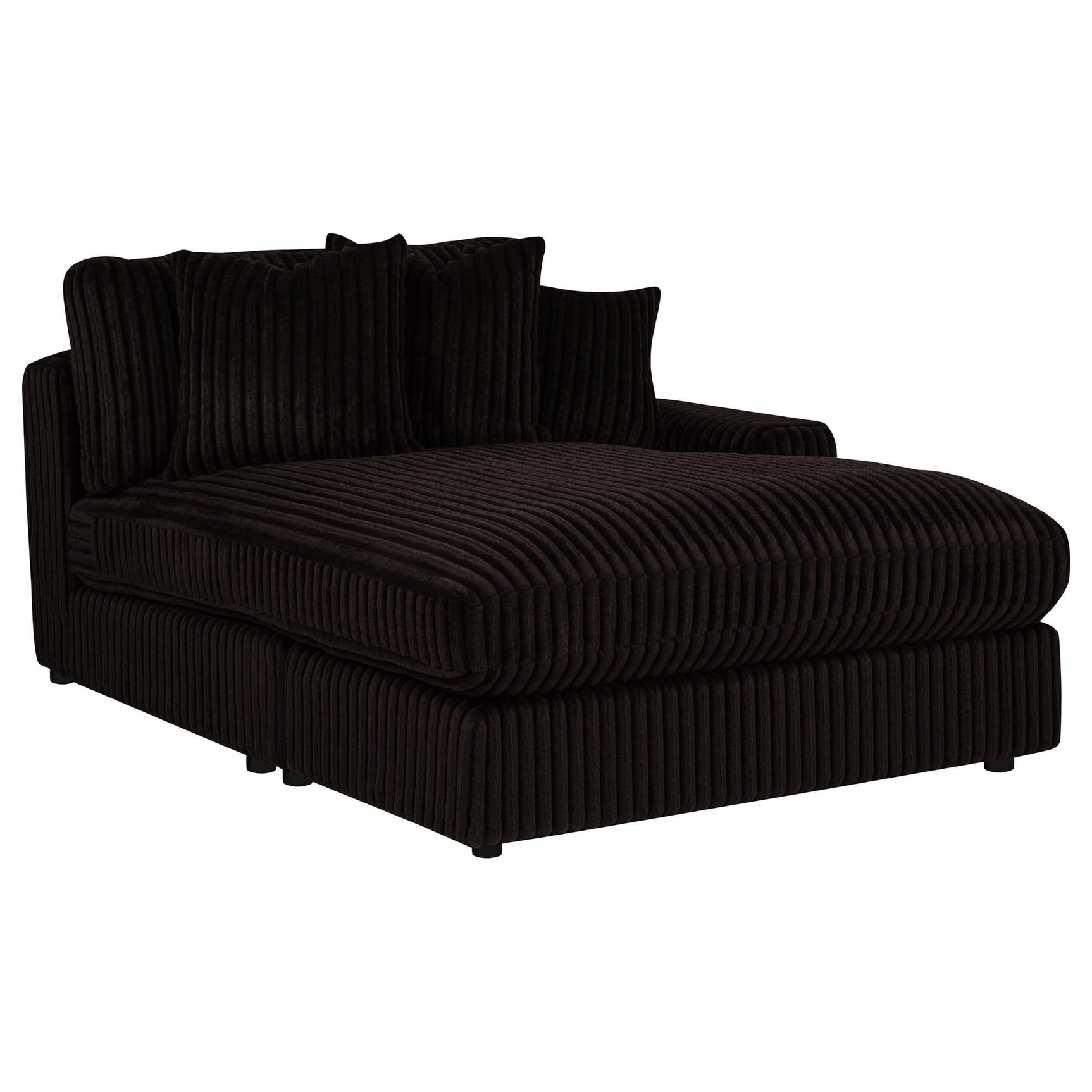 Blaine Upholstered Reversible Chaise Sectional Sofa Chocolate view 10