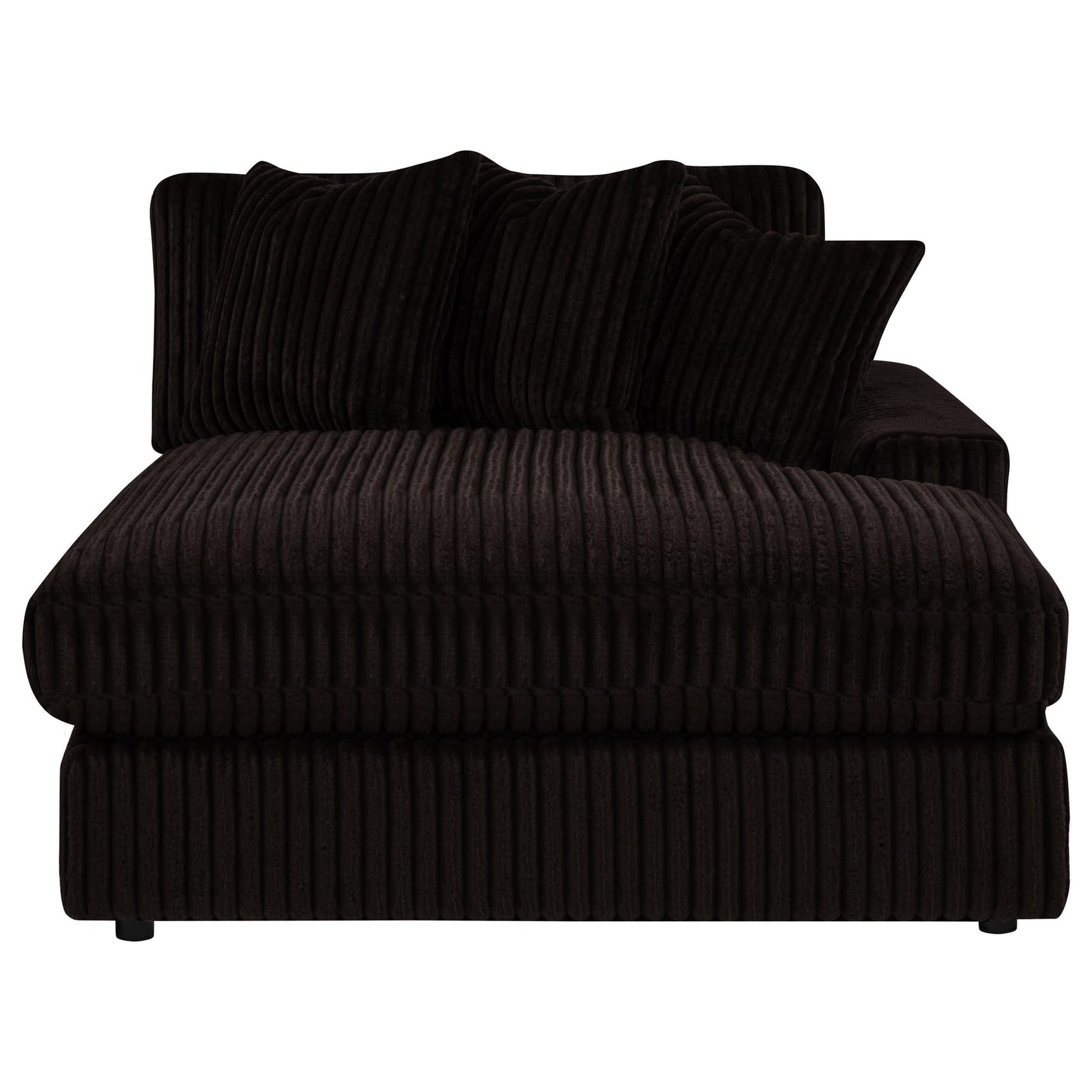 Blaine Upholstered Reversible Chaise Sectional Sofa Chocolate view 12