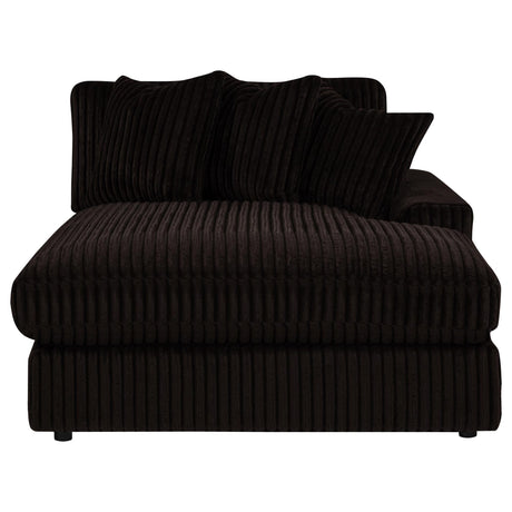 Blaine Upholstered Reversible Chaise Sectional Sofa Chocolate view 12
