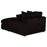 Blaine Upholstered Reversible Chaise Sectional Sofa Chocolate view 14