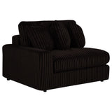 Blaine Upholstered Reversible Chaise Sectional Sofa Chocolate view 15