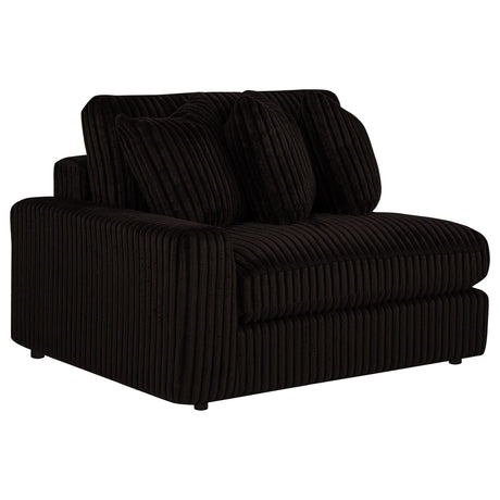 Blaine Upholstered Reversible Chaise Sectional Sofa Chocolate view 15