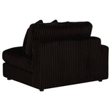 Blaine Upholstered Reversible Chaise Sectional Sofa Chocolate view 18