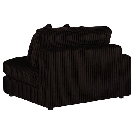 Blaine Upholstered Reversible Chaise Sectional Sofa Chocolate view 18