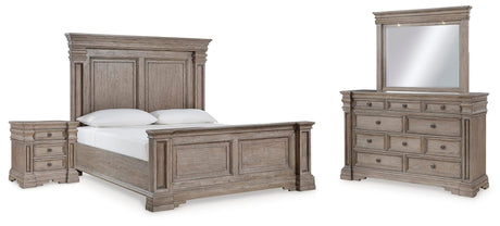Blairhurst Light Grayish Brown Panel Bedroom Set view 2