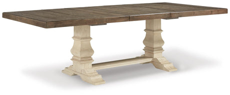 Bolanburg Antique White Dining Set angled view