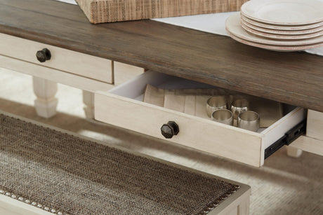 Bolanburg Two-tone Dining Set detail view
