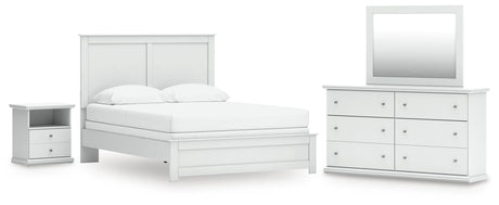 Bostwick White Shoals Panel Bedroom Set from Ella Furniture