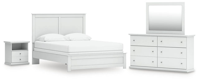 Bostwick White Shoals Panel Bedroom Set from Ella Furniture
