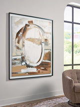 Bradlow Brown/White/Black Wall Art from Ella Furniture