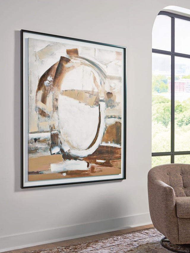 Bradlow Brown/White/Black Wall Art from Ella Furniture