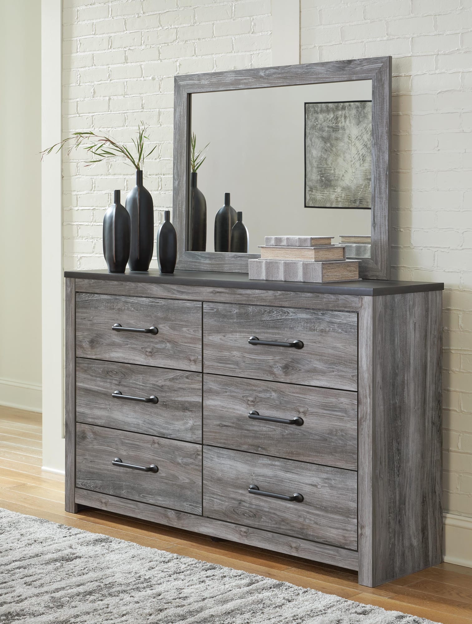 Bronyan Dark Gray Panel Bedroom Set from Ella Furniture