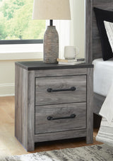 Bronyan Dark Gray Panel Bedroom Set view 3