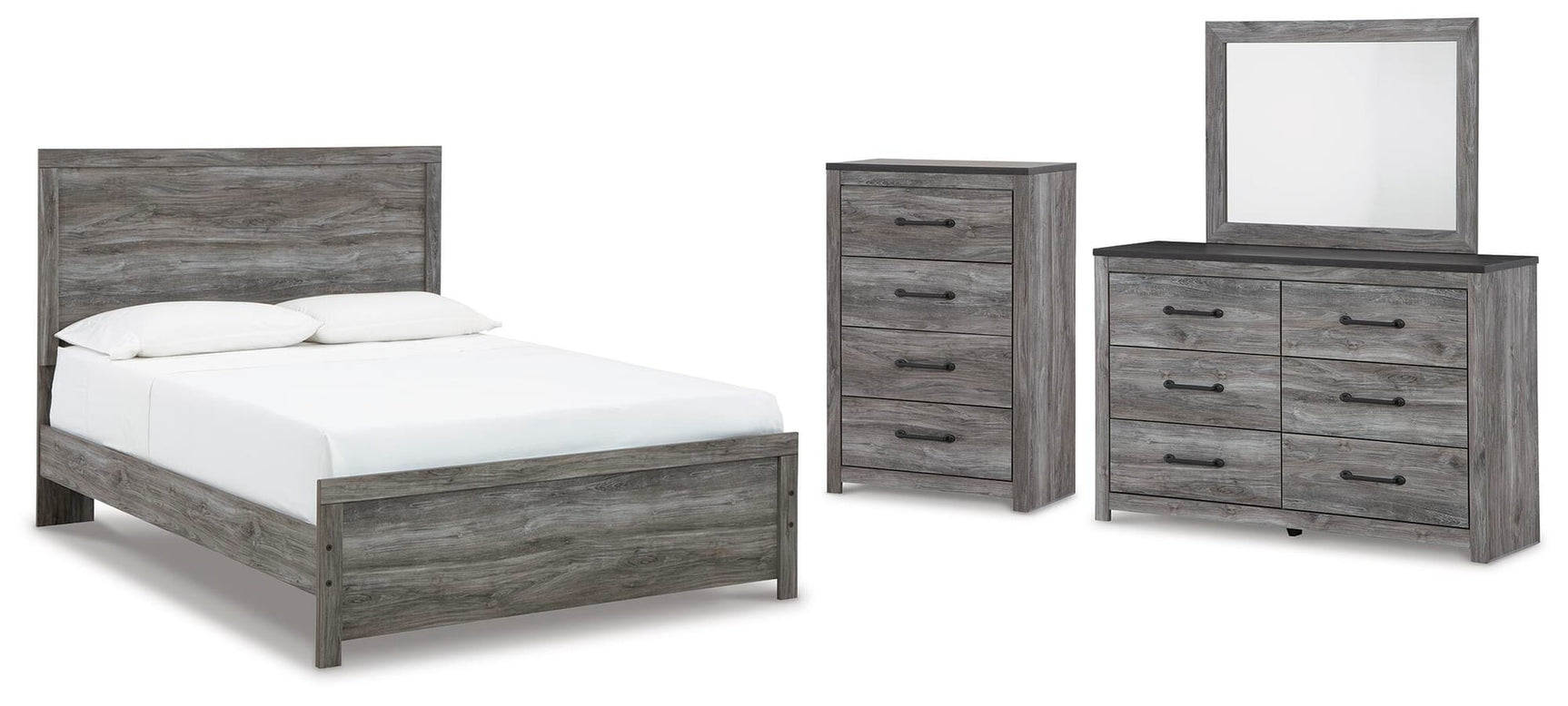 Bronyan Dark Gray Panel Bedroom Set view 20