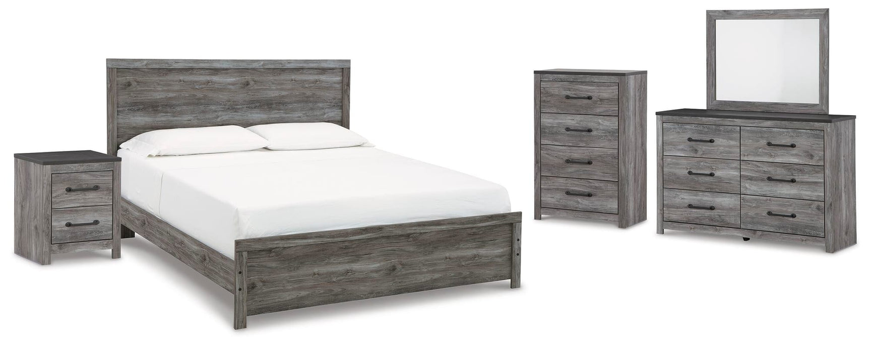 Bronyan Dark Gray Panel Bedroom Set view 26