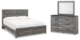 Bronyan Dark Gray Panel Bedroom Set view 28