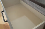 Bronyan Dark Gray Panel Bedroom Set detail view