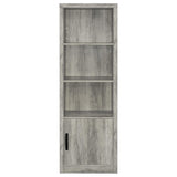 Burke 3-Piece TV Entertainment Center Fits 75-Inch TVs Grey Driftwood view 10