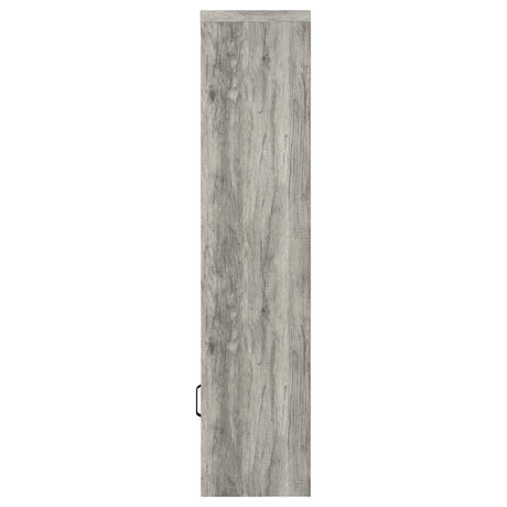 Burke 3-Piece TV Entertainment Center Fits 75-Inch TVs Grey Driftwood view 11