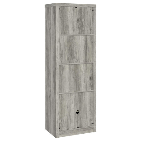 Burke 3-Piece TV Entertainment Center Fits 75-Inch TVs Grey Driftwood view 12