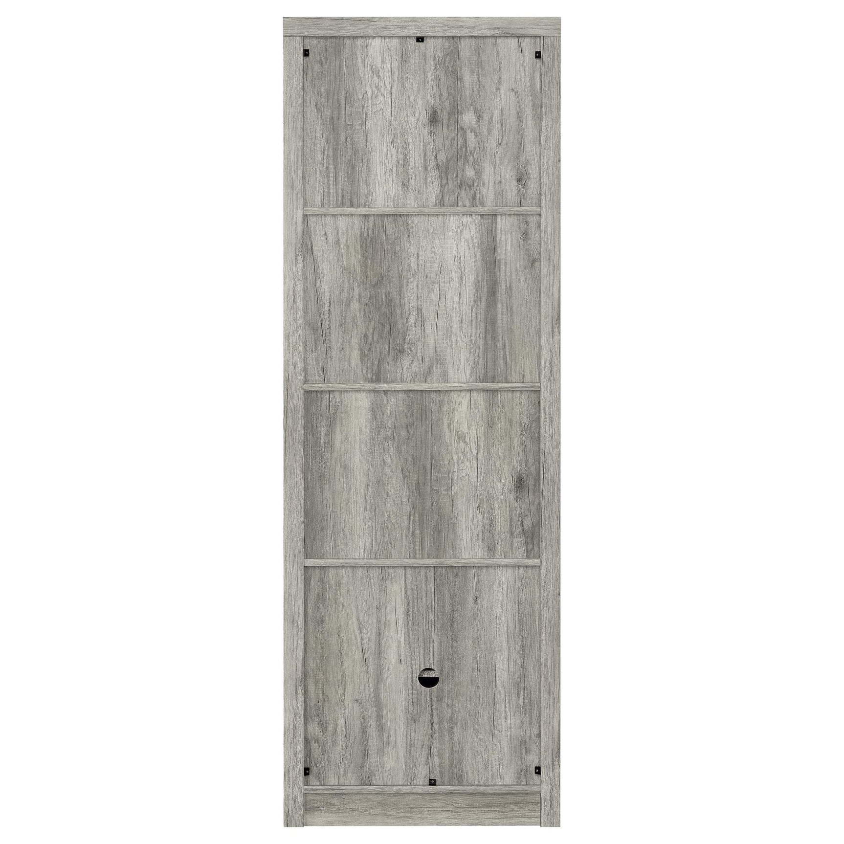 Burke 3-Piece TV Entertainment Center Fits 75-Inch TVs Grey Driftwood view 13