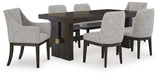 Burkhaus Dark Brown Dining Set view 2