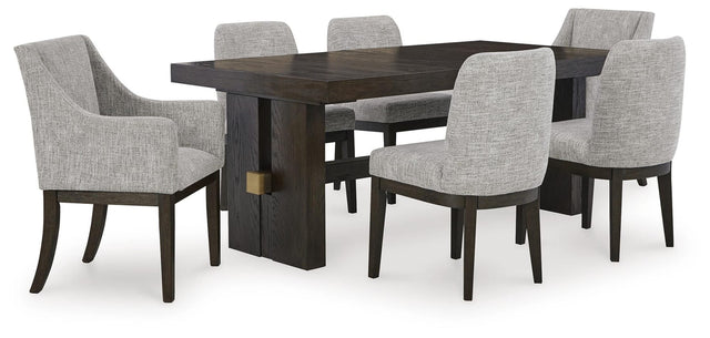 Burkhaus Dark Brown Dining Set view 2