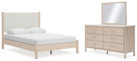 Cadmori Two-tone Upholstered Panel Bedroom Set view 14