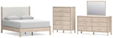 Cadmori Two-tone Upholstered Panel Bedroom Set view 33