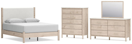 Cadmori Two-tone Upholstered Panel Bedroom Set view 33