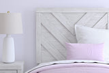 Cayboni Whitewash Panel Bedroom Set Twin 3: Bed, Dresser, Mirror from Ella Furniture