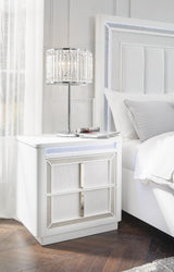 Chalanna White Upholstered Storage Bedroom Set view 7