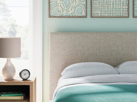 Cielden Soft Gray Upholstered Bedroom Set Full 3: Bed, Dresser, Mirror from Ella Furniture
