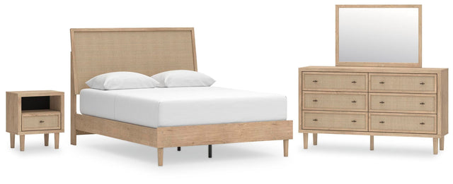 Cielden Two-tone Panel Bedroom Set from Ella Furniture