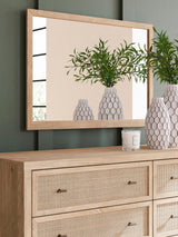 Cielden Two-tone Panel Bedroom Set detail view